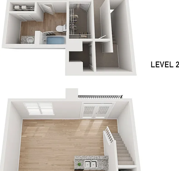 Poppy 1x1 Floor Plan Poppy 1x1 Floor Plan