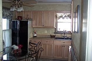 Custom maple kitchen.