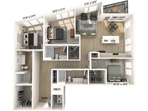 Floor plan C1-1640sf