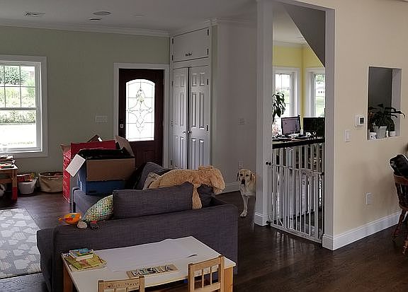 Main floor, open layout