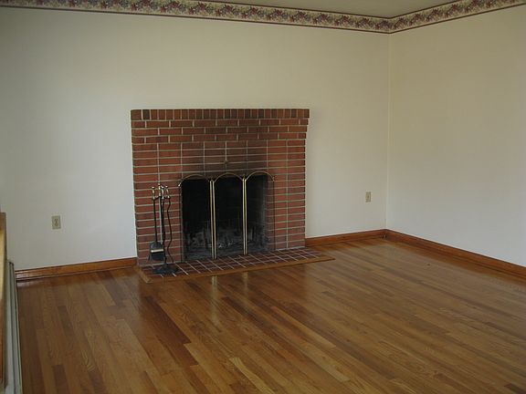 living room with fireplace