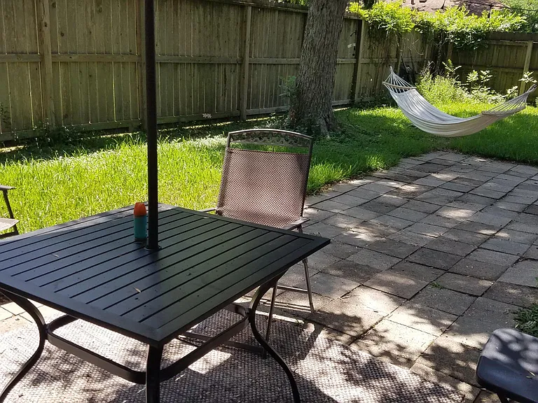 Back yard with Patio
