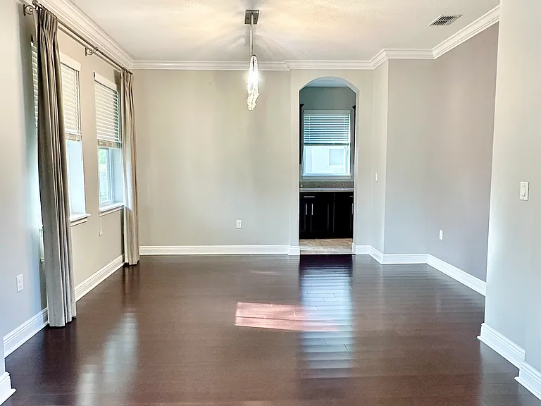 Dining room upon entry