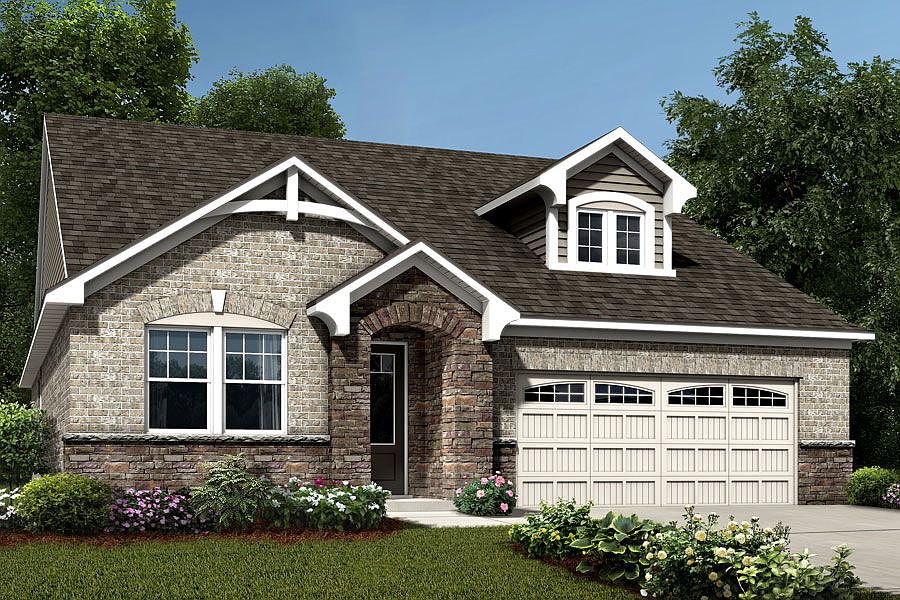 Presley French Country Elevation