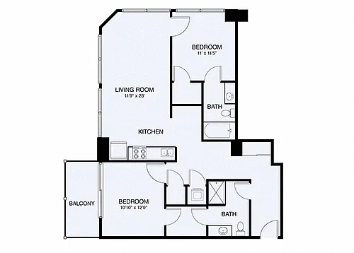 Floor plan B3