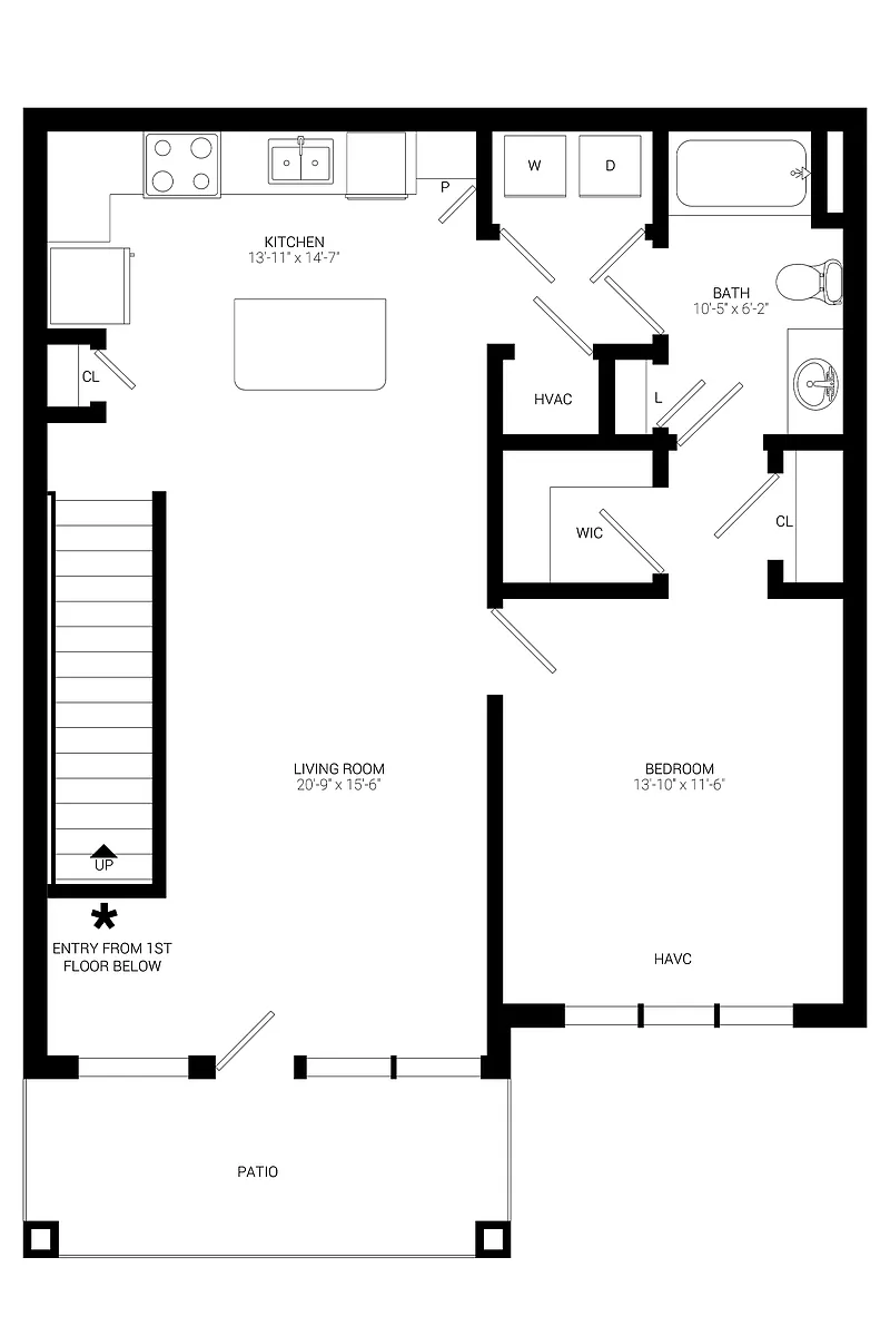 Floor plan A3- Upper