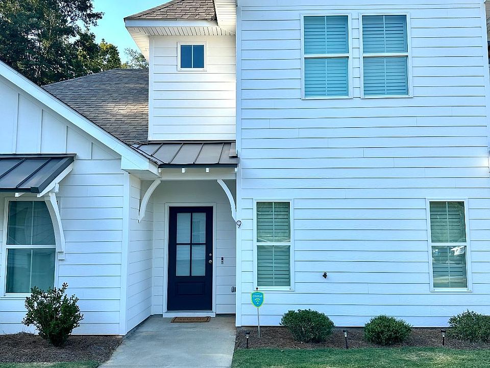 This is the front view of the 2 bedroom, 2 full bath & 1/2 bath Townhouse #9