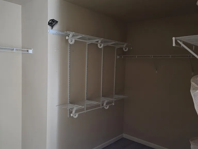 Master walk-in closet