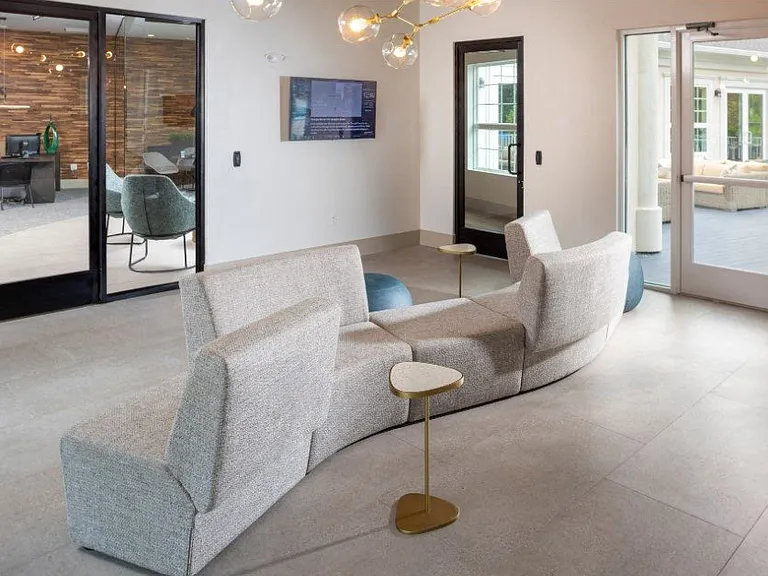 Clubhouse Entrance to Leasing Center and Fitness Center