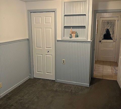 Office leading into kitchen