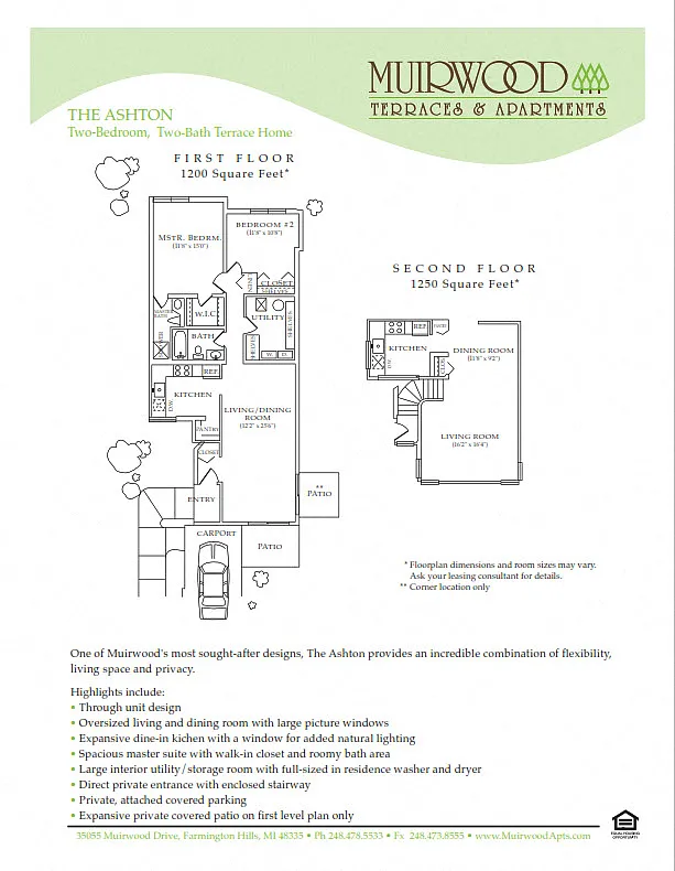 Floor plan The Ashton