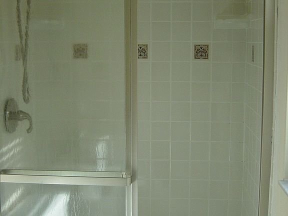 New walk-in shower 
