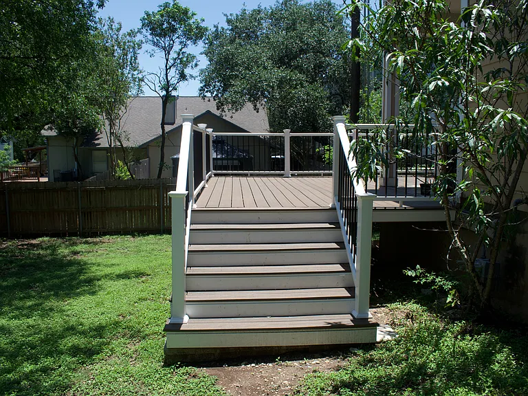 Deck Stairs - Backyard