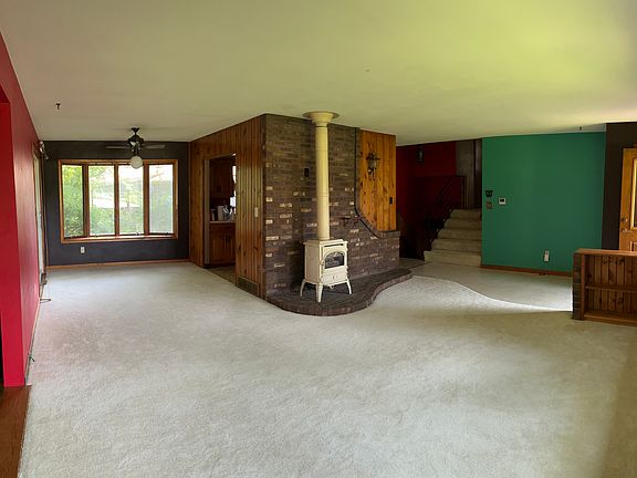 Living Room and Dining Area with Bay Window