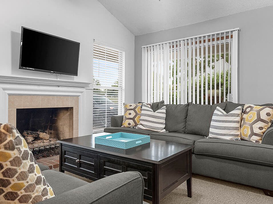 Living Room with Large Windows