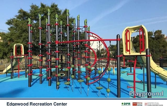 Brand new playgrounds just blocks away with summer splashpad