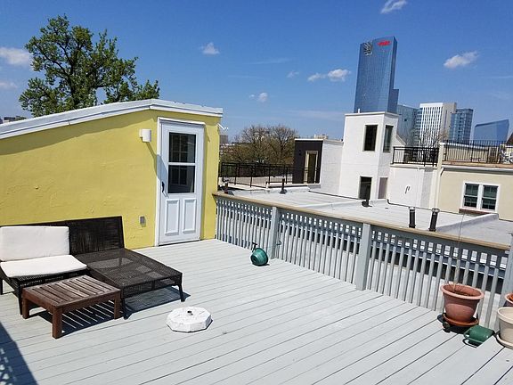 private rooftop deck