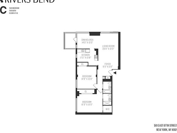 2nd image of 501 E 87th St APT 19C