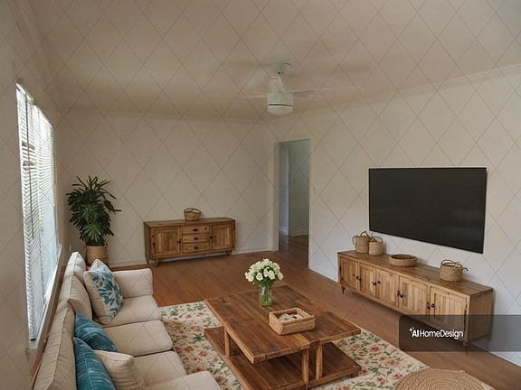 Front Living Area Furnished Virtually