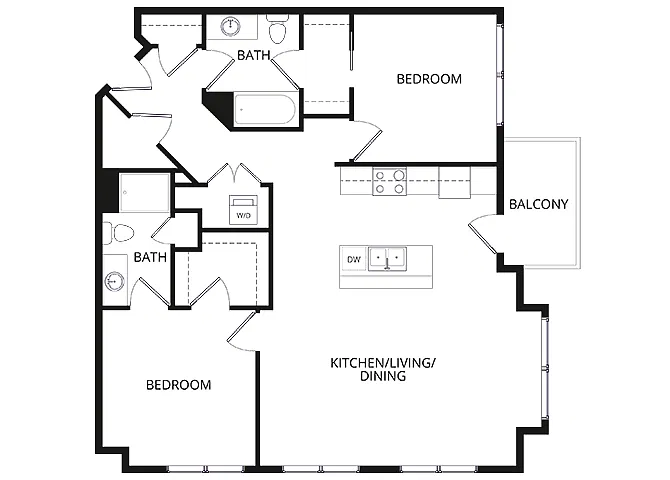 Floor plan Woodrow