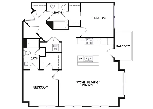 Floor plan Woodrow