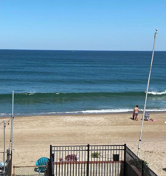 Walkway leading to the beach