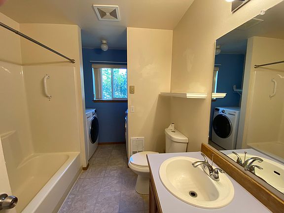 Full Bath and Shower with generous Vanity