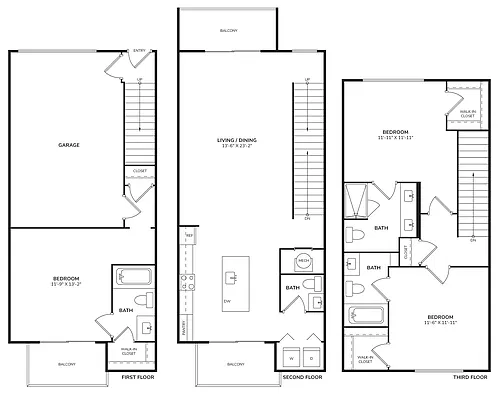 Floor plan C1 Townhome - The Symphony
