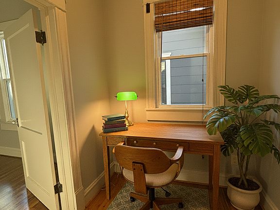 hallway office/reading nook
