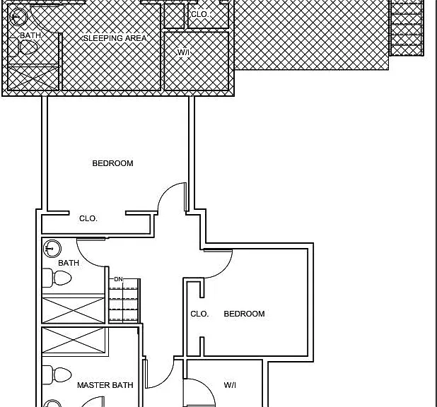 Second floor layout