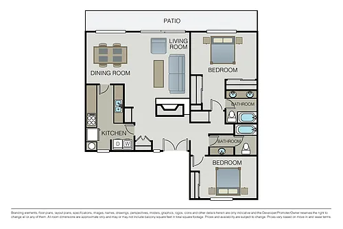 Floor plan Plan 2B