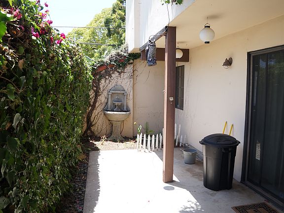 Courtyard off kitchen