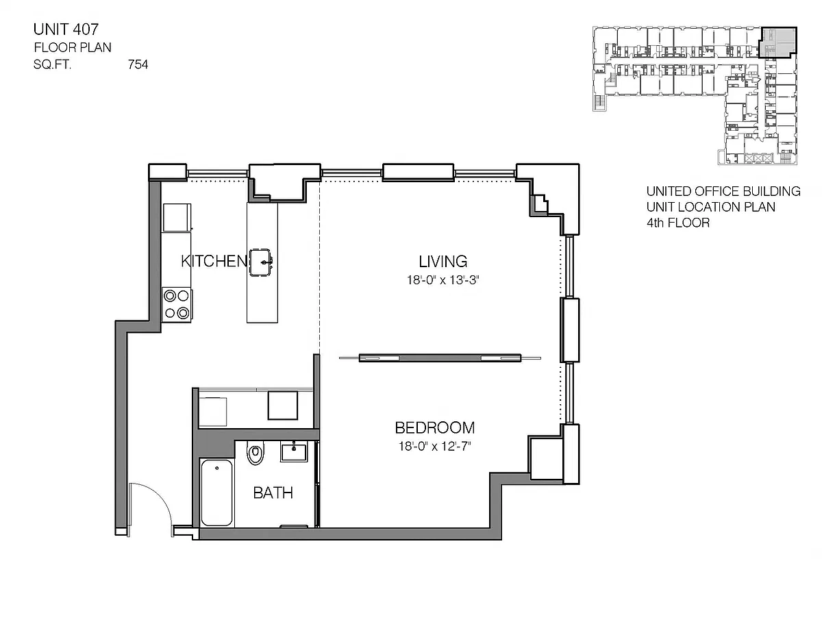 Floor plan 407