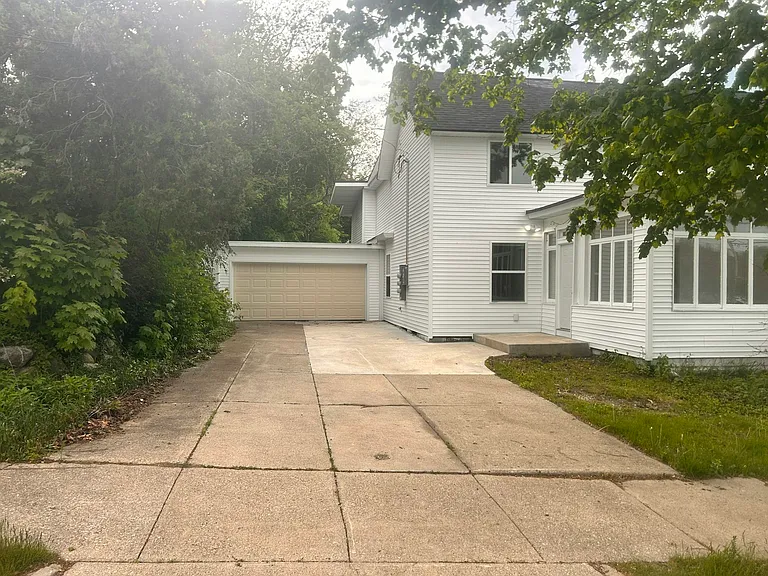 Large driveway