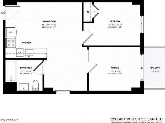 2nd image of 323 E 19th St APT 5D