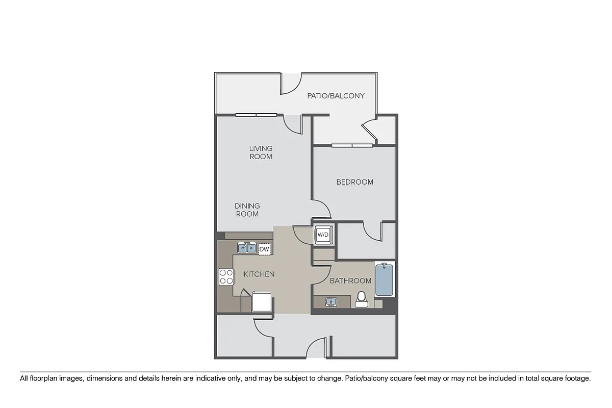 Floor plan Plan 1E