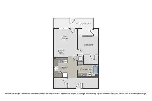 Floor plan Plan 1E