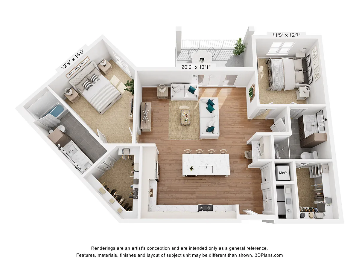 Floor plan B4