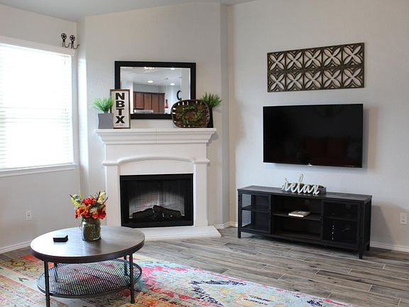 The 55" smart TV has Roku streaming