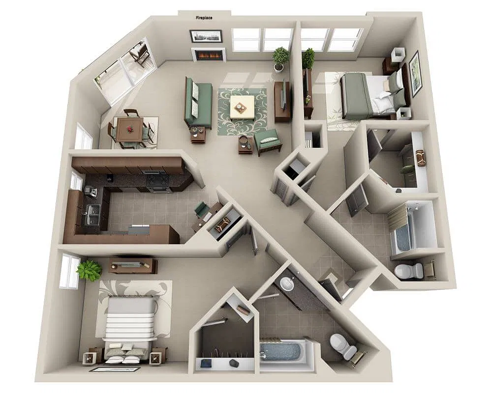 Floor plan Pacifica (B2B)