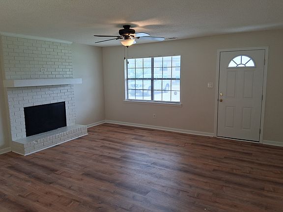 View from dining area toward front door