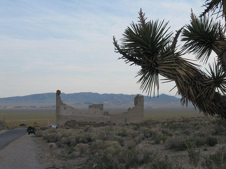 A few miles down the road in "Death Valley"