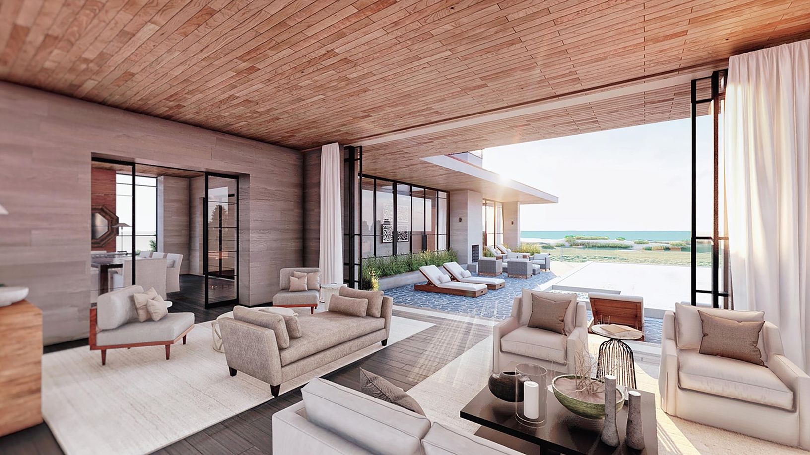 Living Room Rendering of Potential Home