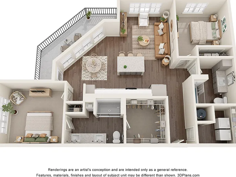 The Mayfair | 2 Bed + 2 Bath Apartment | 1,268 SF The Mayfair | 2 Bed + 2 Bath Apartment | 1,268 SF