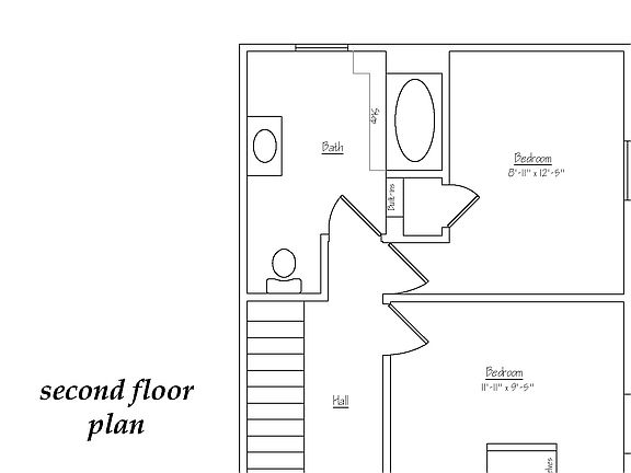 second floor plan