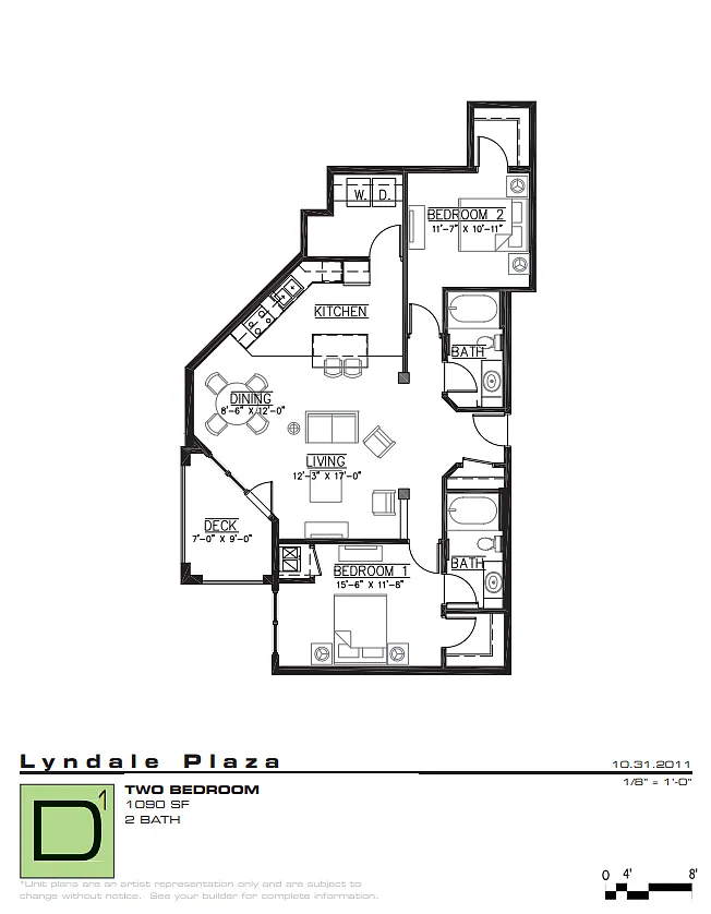 Floor plan D1