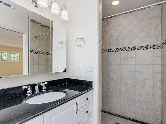 Spacious master bathroom 