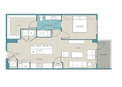 Floor plan A6