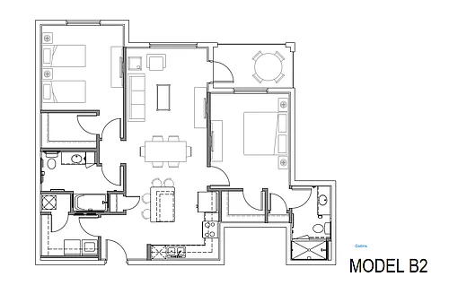Floor plan Collins (B2)