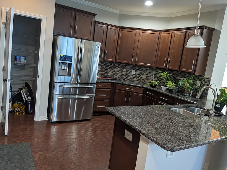 Kitchen with closet